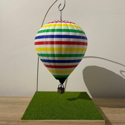 Montgolfière 3D multicolore