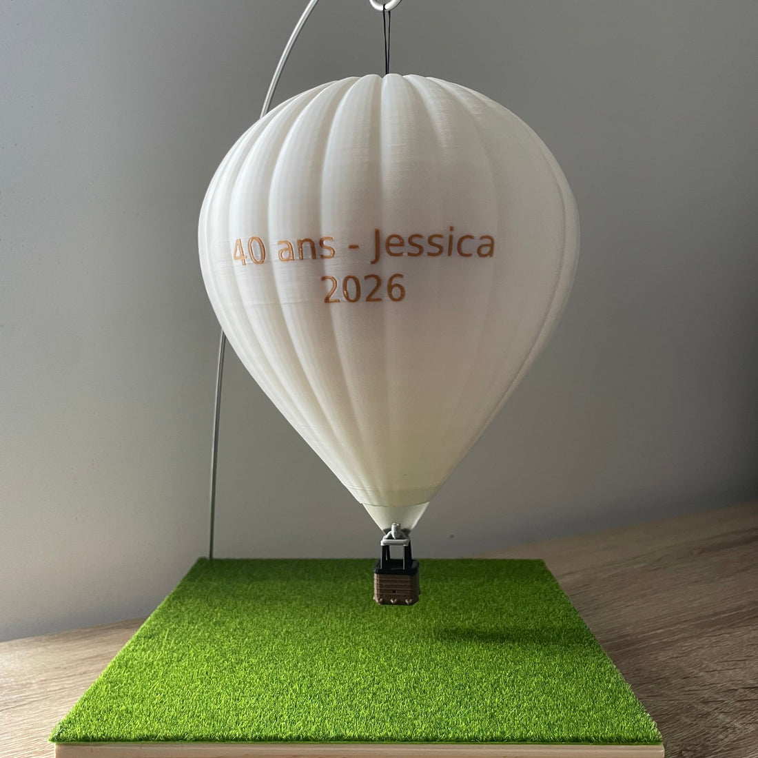 Montgolfière 3D personnalisé