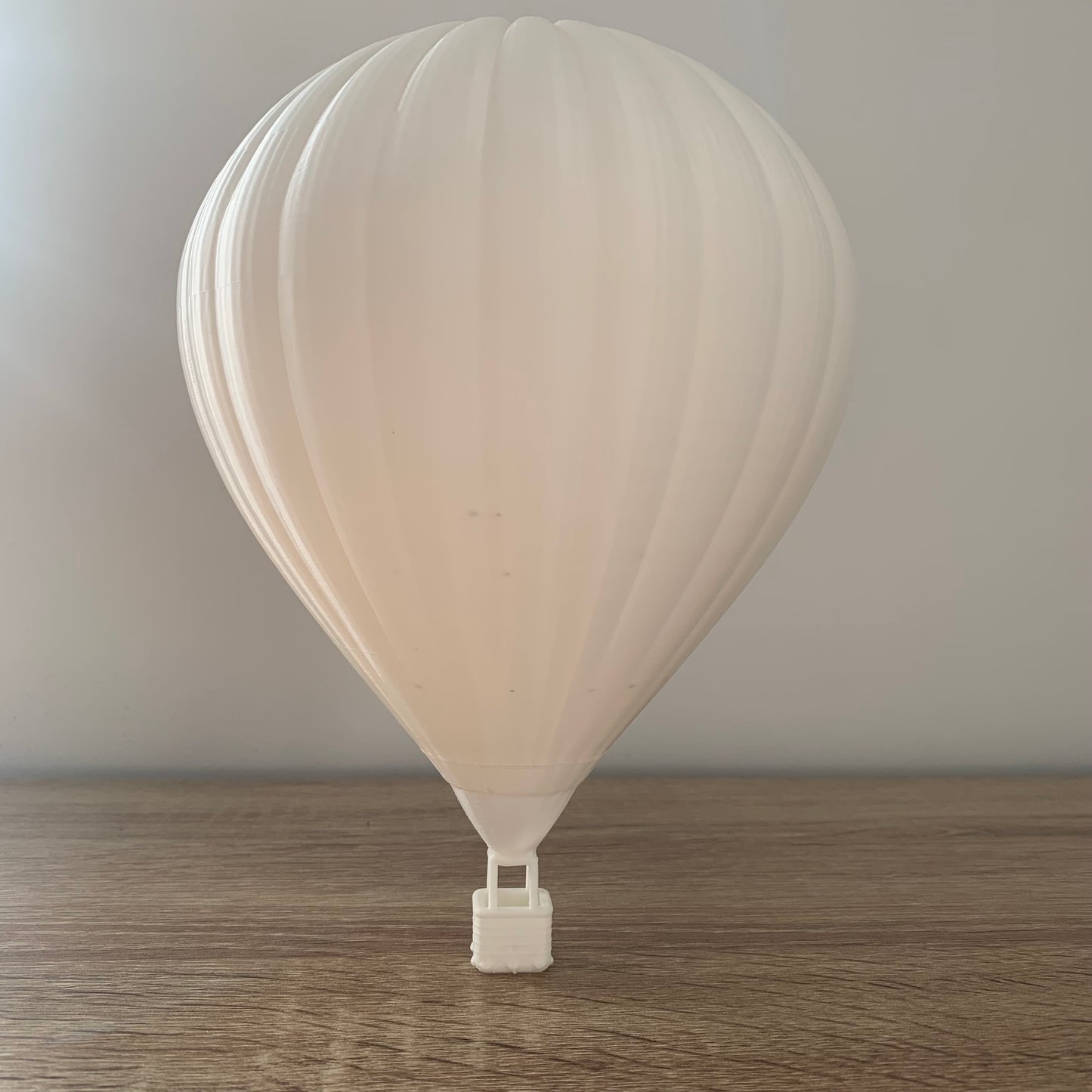 Montgolfière unie Blanche