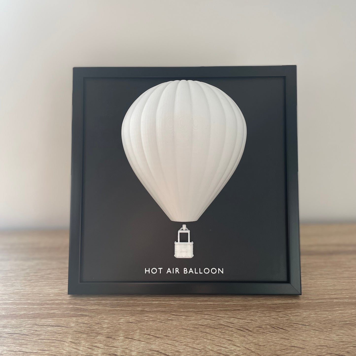 Cadre 3D montgolfière