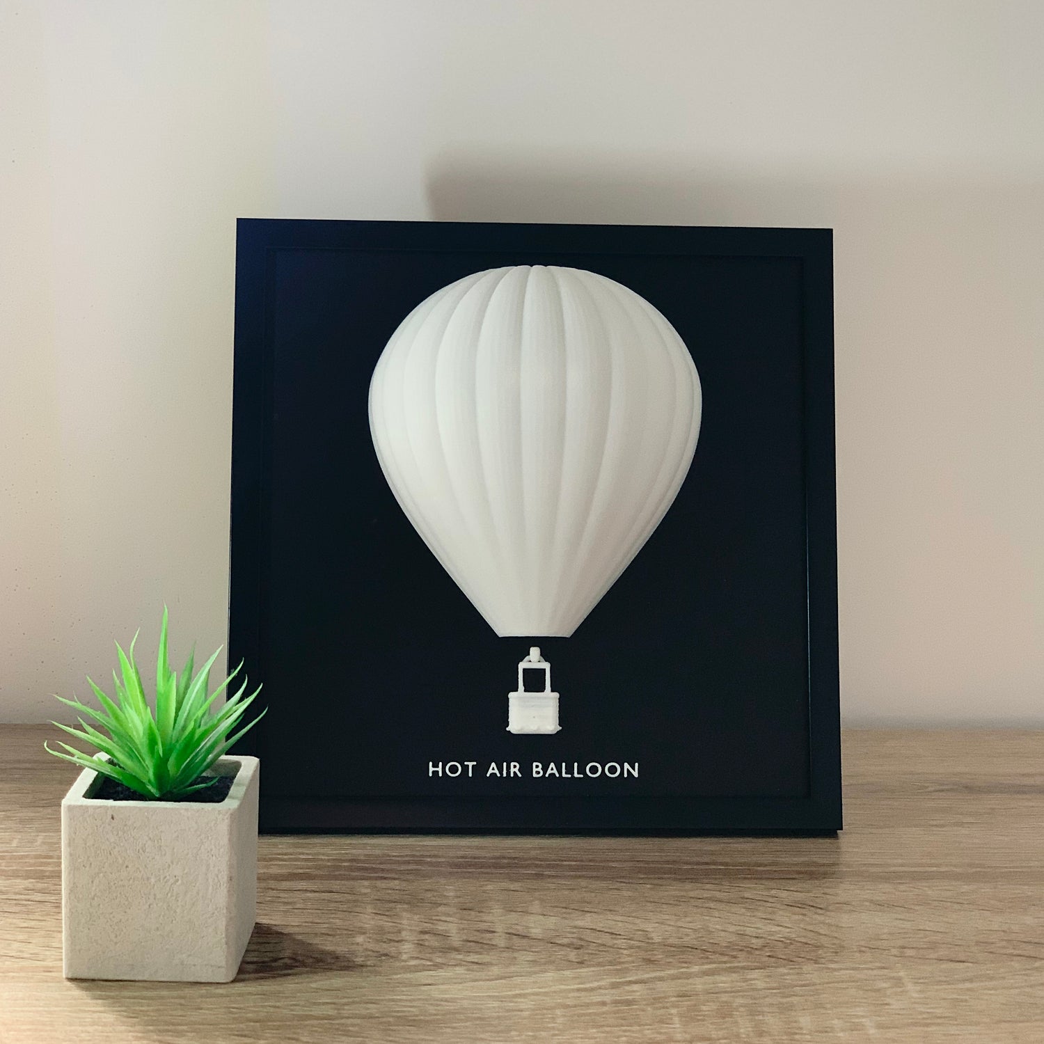 Cadre 3D montgolfière - Aéro3D