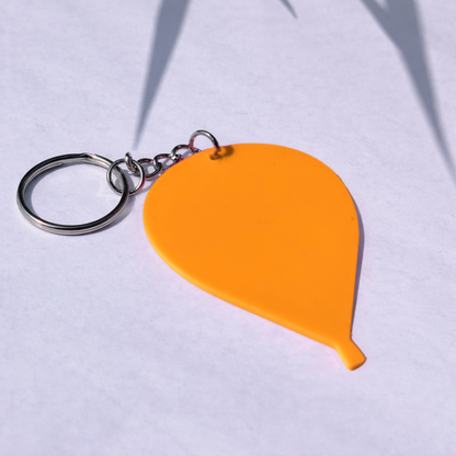 Single-color keychain