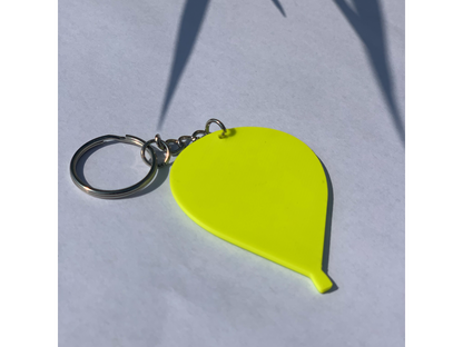 Single-color keychain