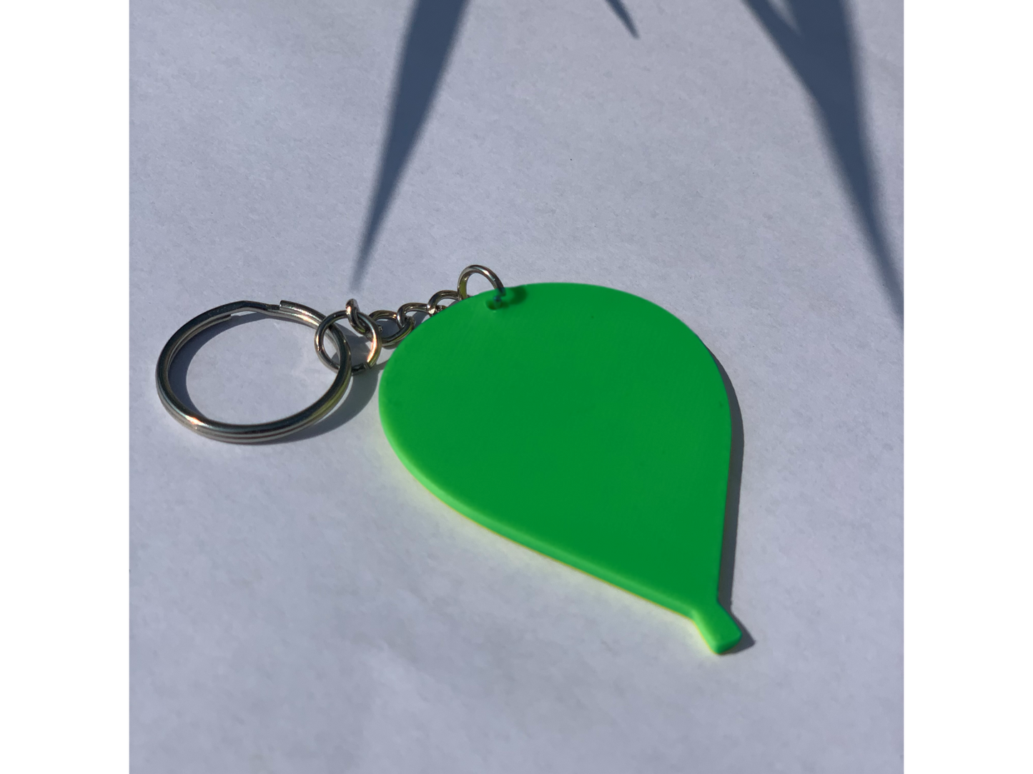 Single-color keychain