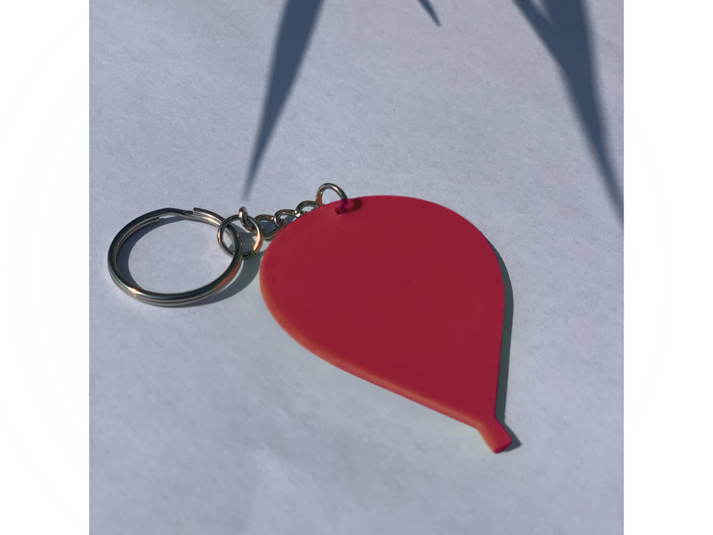 Single-color keychain
