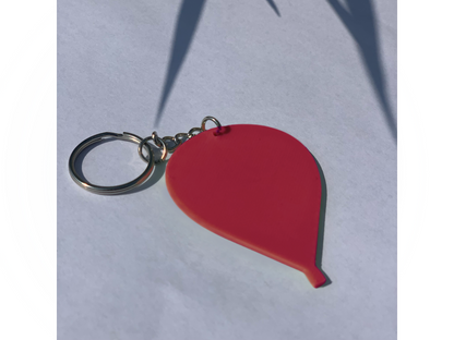 Single-color keychain