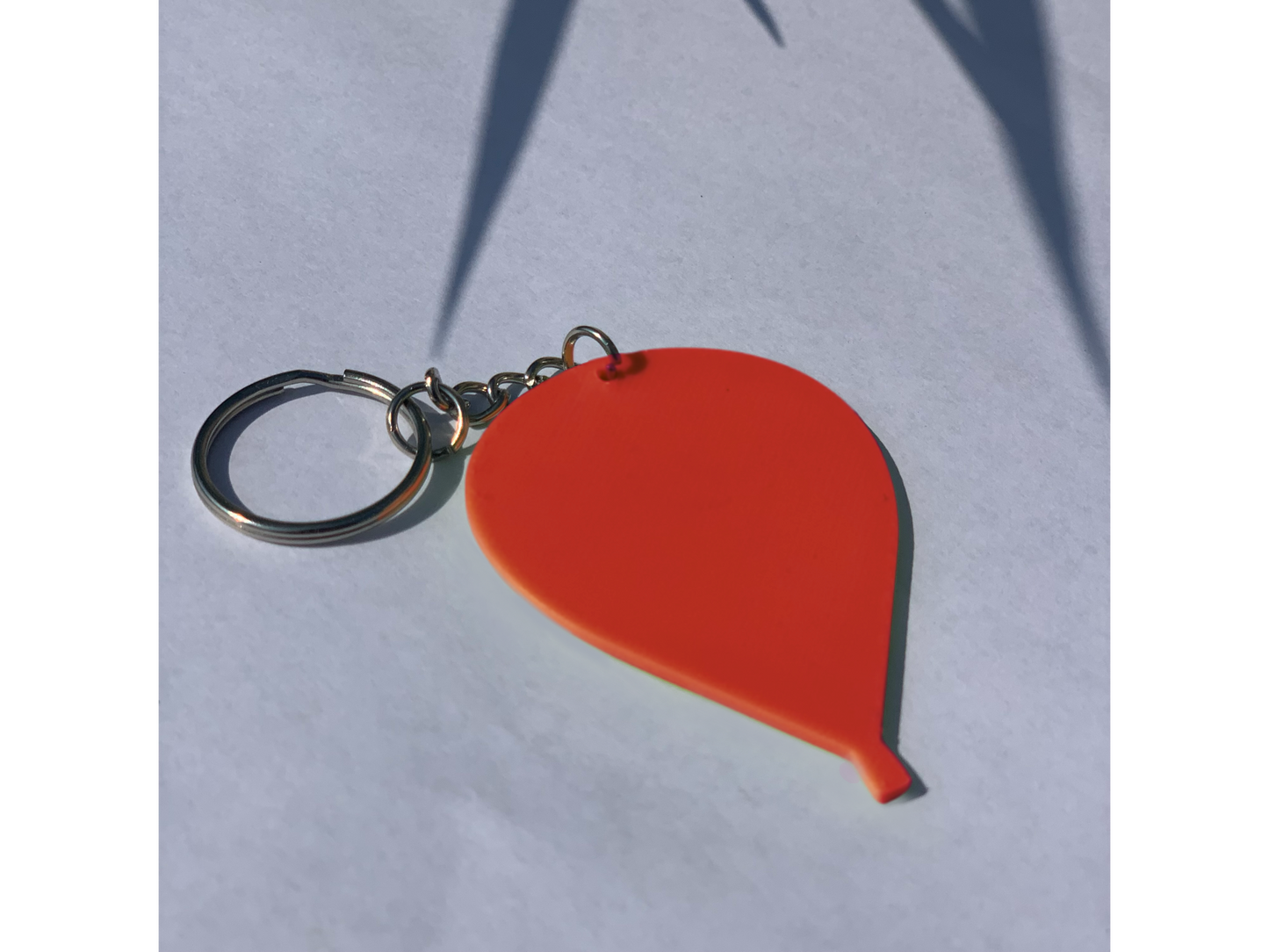 Single-color keychain