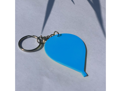 Single-color keychain