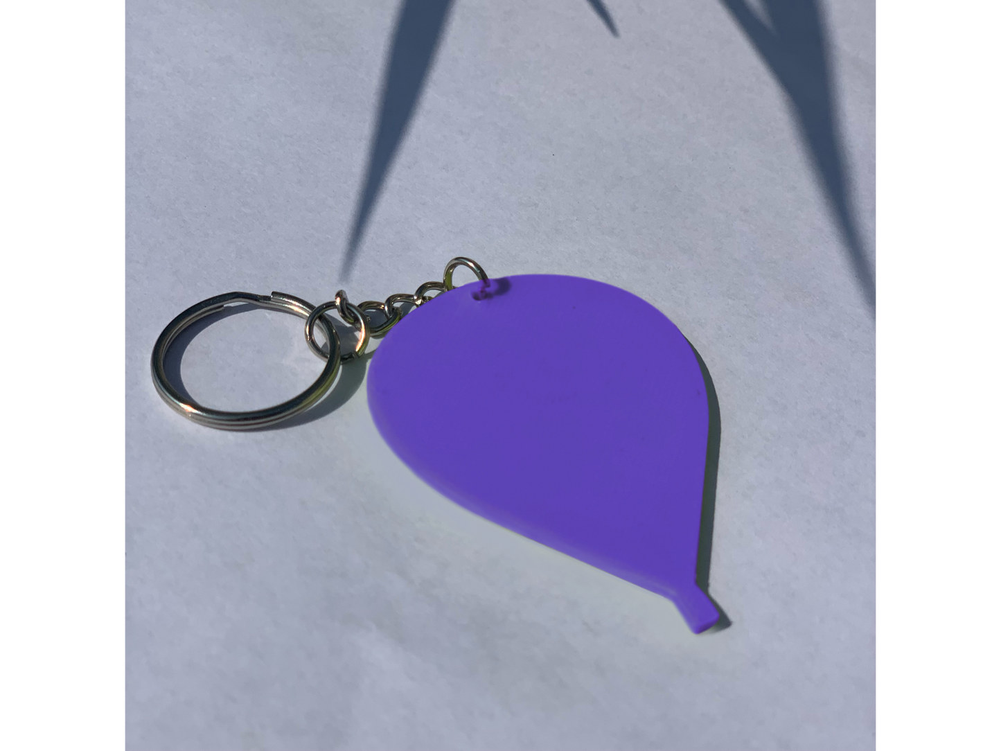 Single-color keychain