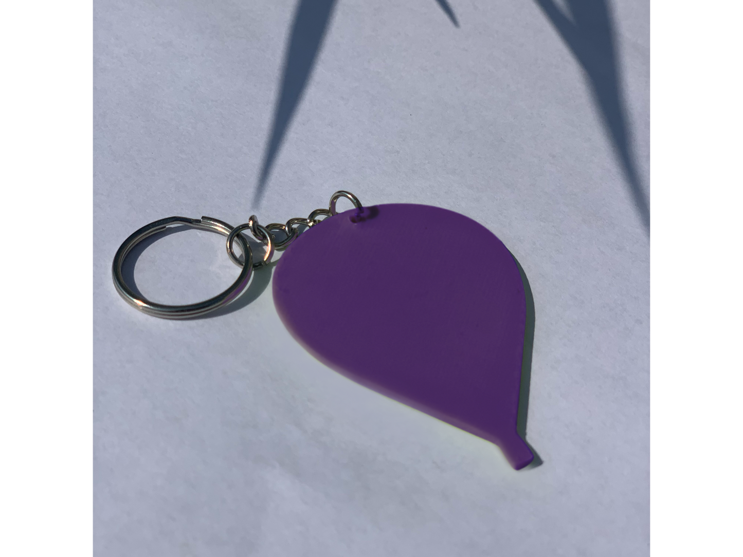 Single-color keychain