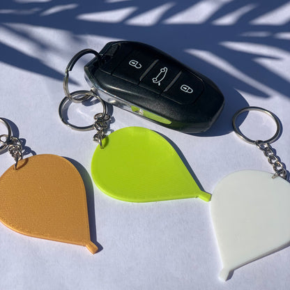 Single-color keychain