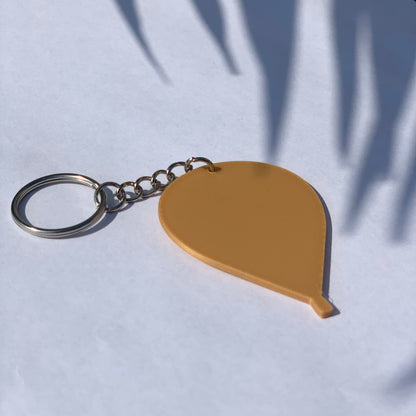 Single-color keychain