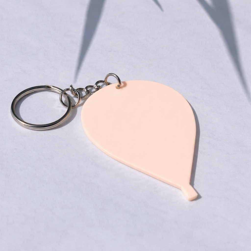Single-color keychain