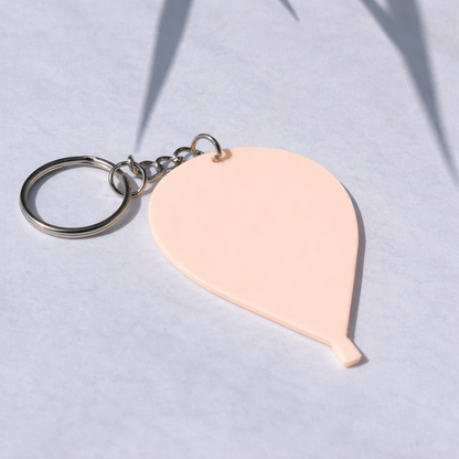 Single-color keychain