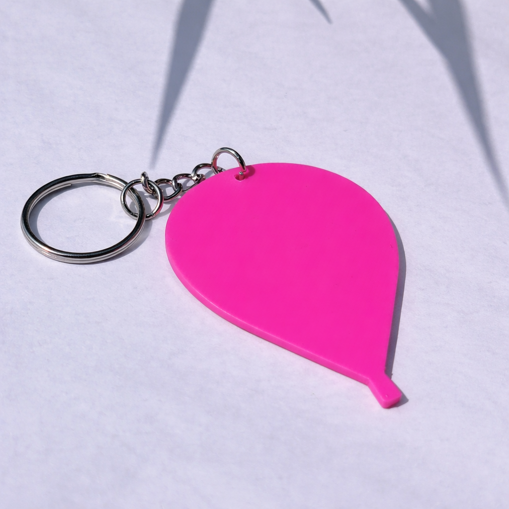 Single-color keychain