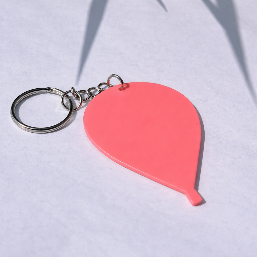 Single-color keychain