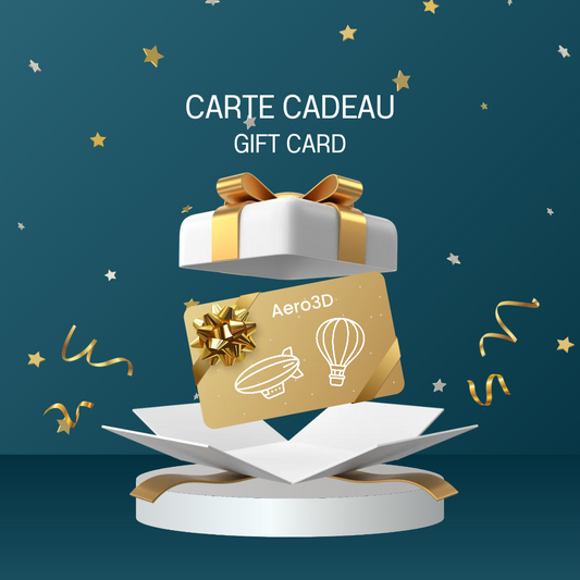 Carte cadeau Aero-3D
