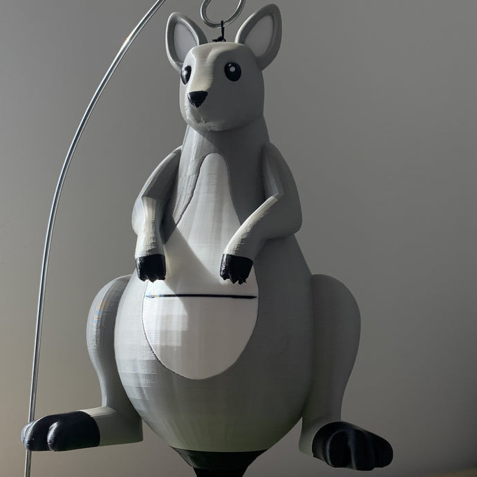 custom kangourou hot air balloon 3D printed